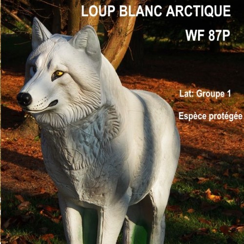 3D NATURFOAM Loup Blanc Arctique